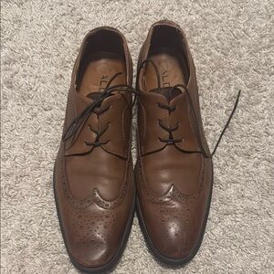 Aldo Brown Leather Oxford Shoes Size 11